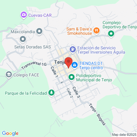 Almighty Gym Elite Sede Chia map