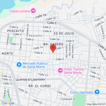 Gimnasio Benjy Sport map
