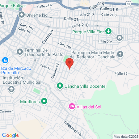 Goliat Gym Pasto map