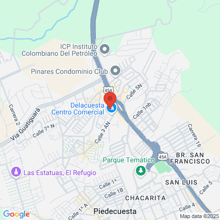 Gimnasio La Roca Fitness map