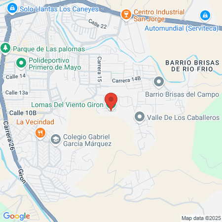 RUTA CASA A PARQUE EL PAYADOR map