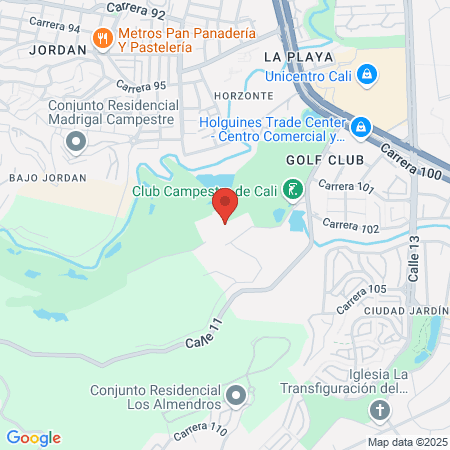 Piscina grande del Campestre map