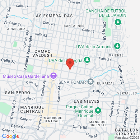 Look Salon Medellín map