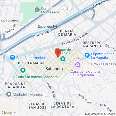 Lienzo Spa Uñas Y Belleza – Sabaneta Antioquia map