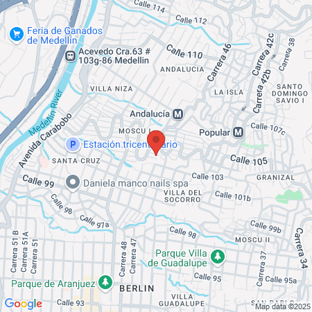 Dulce Isaza Studio map