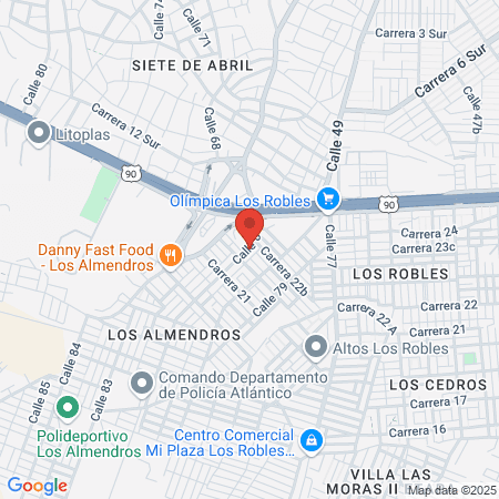 Peluquería Nurys map