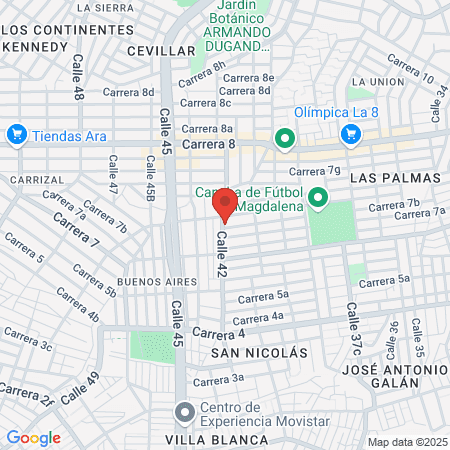 Peluqueria Unisex M And G map