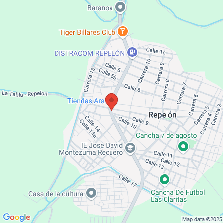 Torre Eiffel Peluqueria map