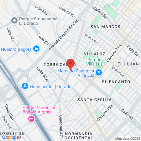 Glory Peluquería map