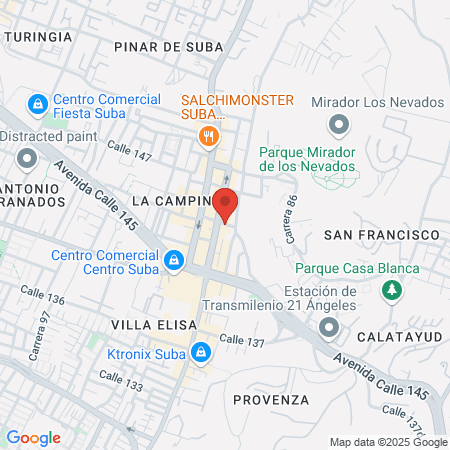 JIRETH sala de Belleza map