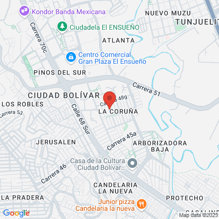 Peluqueria One Black map