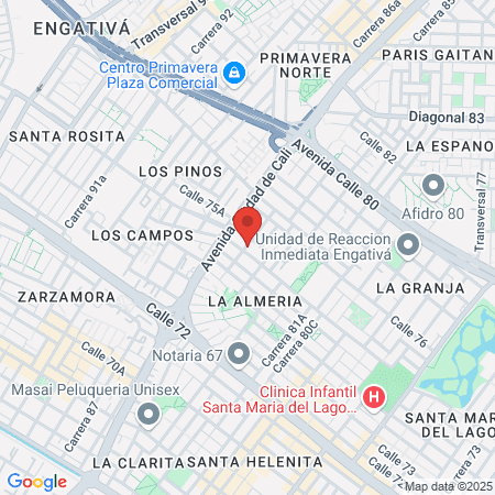 Magic peluquería y sala de belleza map