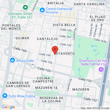 Sala de Belleza Debere map