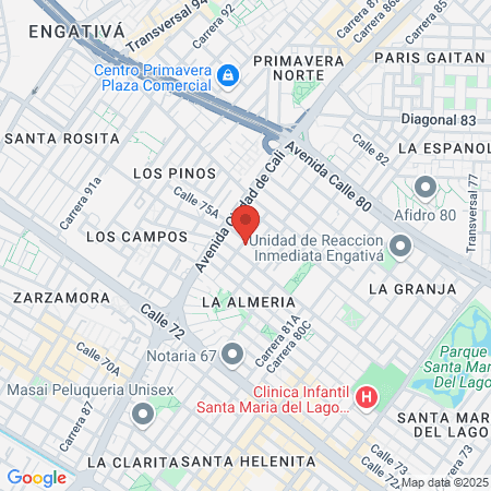 Salon De Belleza Aranza Colors map