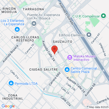 Sala De Belleza Elegant map