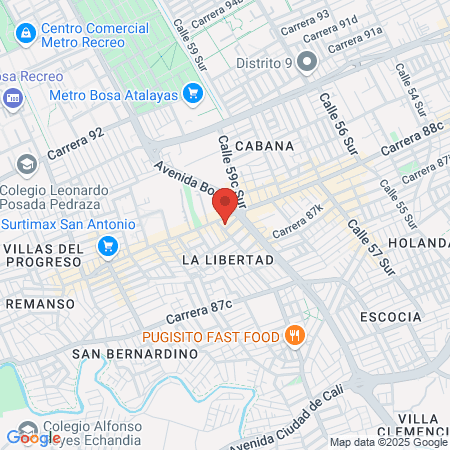 Peluqueria Trenzas map