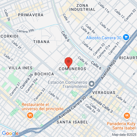 Juanes Peluqueria map