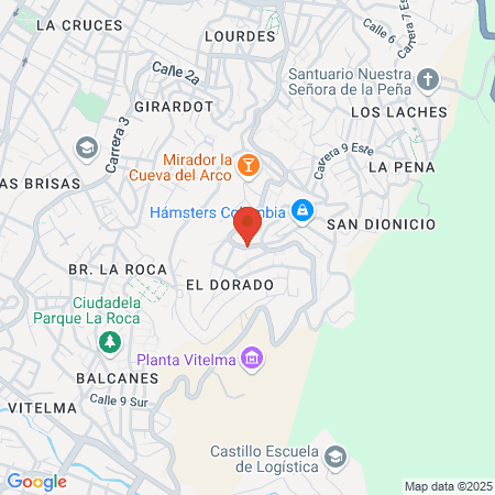 sala de belleza gustavo map