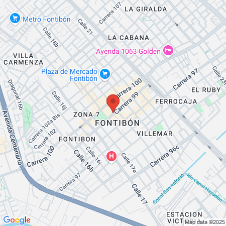 Sala De Belleza Romance map