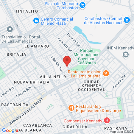 Peluquerías Estilo Latino map