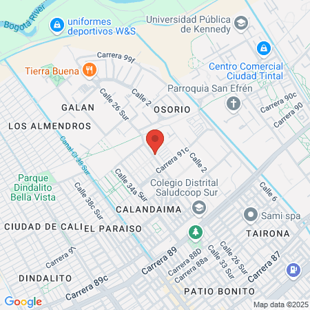 Sala De Belleza Martha map