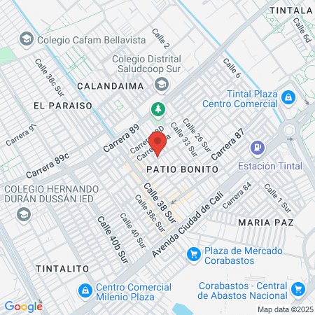 The Beauty Atair Peluquerias map