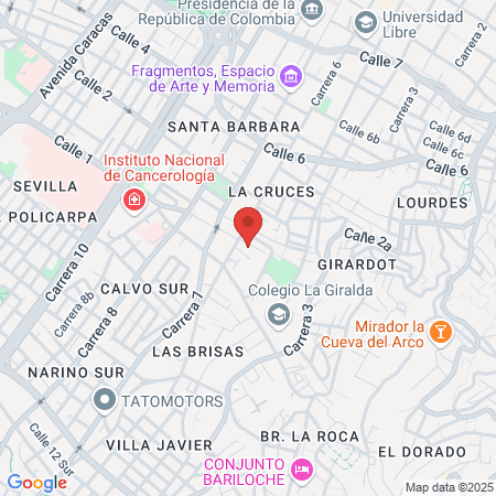 sala de belleza cecy map