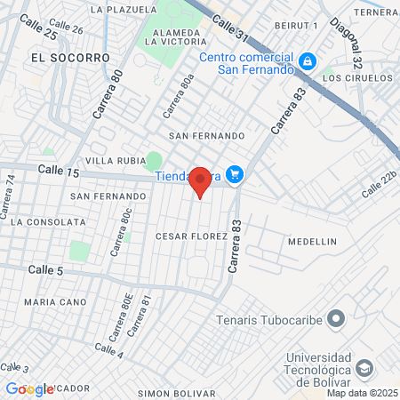 Peluquería Yanedys map