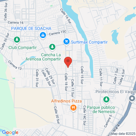 Peluquería Guapas map