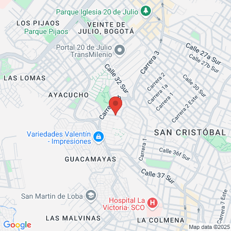 Peluquería Vivis map