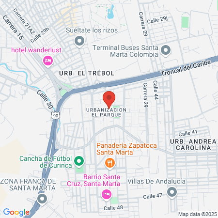 Peluqueria vera O - Vera Ocampo map