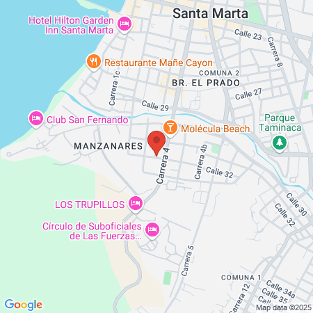 Cortes Tropical Unisex map