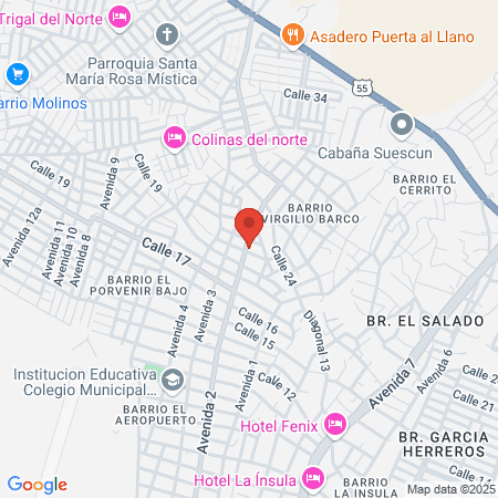 Peluqueria Mega Estilos map