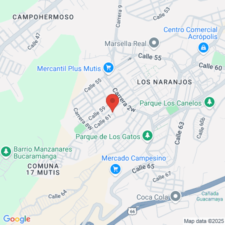 Sala de belleza flecos map