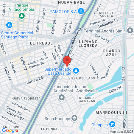 Sting Peluqueria map