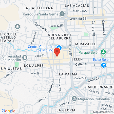 Hospital Belen Parto map