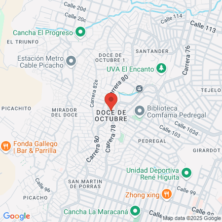 In Care El Tesoro Instituto Cardiovascular Y De Estudios Especiales Las Vegas map