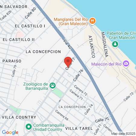 Clinica Costa Azul map