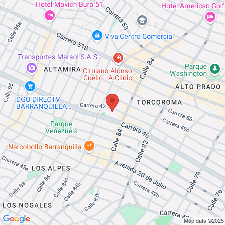 Clinica Sinergia Salud Coomeva map