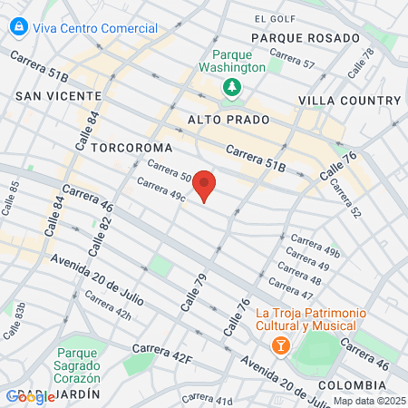 Ana Milena Cañon Herazo map