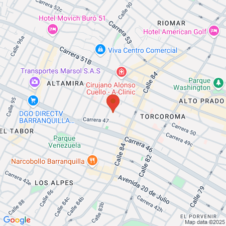 Sede La Macarena Eps map