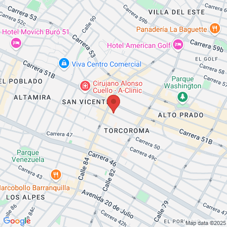 Clínica Humanavivir map