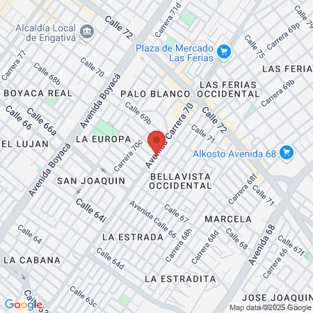 Hospital San Blas map