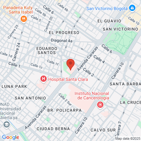 Hospital Meissen map