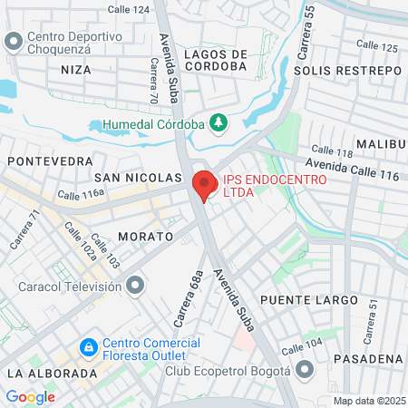 Virrey Solis Rehabilitación map