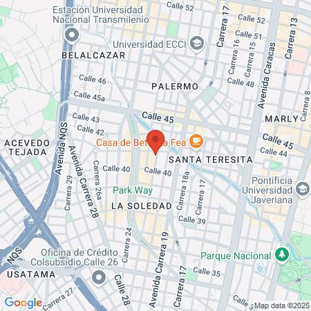 Cruz Roja Colombiana Samu Norte map