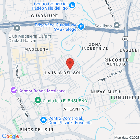 Upa La Candelaria map