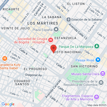 Clínica Cifuentes map