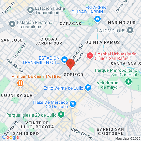 Hospital Rafael Uribe Uribe Cami map