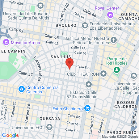 Clinica Laing map
